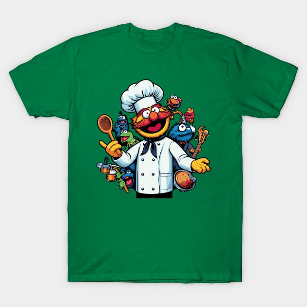 Swedish Chef Vert Der Ferk 03 T-Shirt by Juancuan